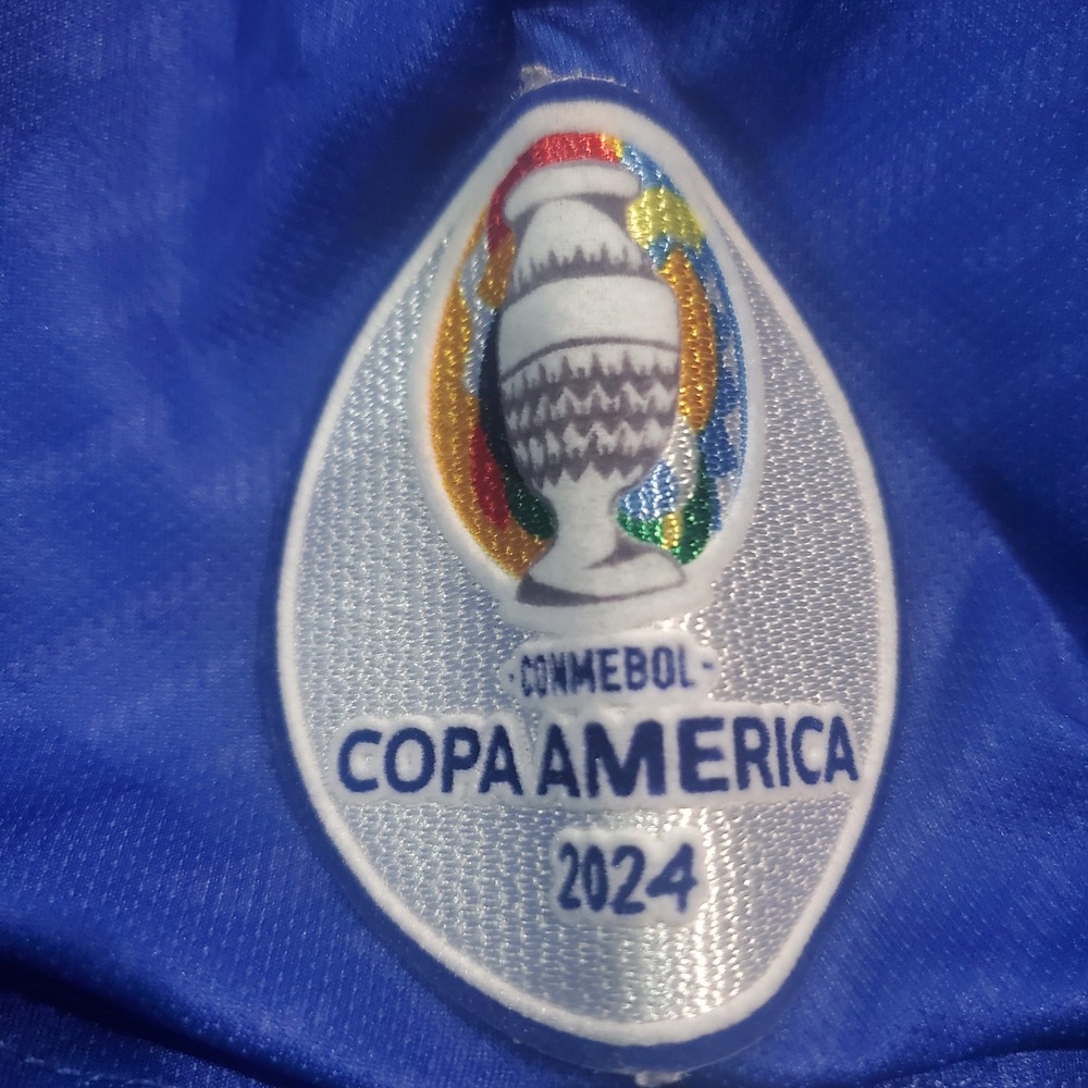 Adidas Argentina 2024 Copa America Jersey Blue Jesse 28 Authentic Soccer Mens L - Picture 8 of 15